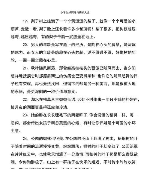 用美丽语言记录美好时光（用美丽语言记录美好时光）