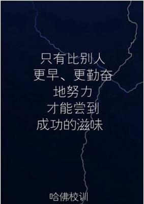 励志学习，让你从此不同（无畏挑战）