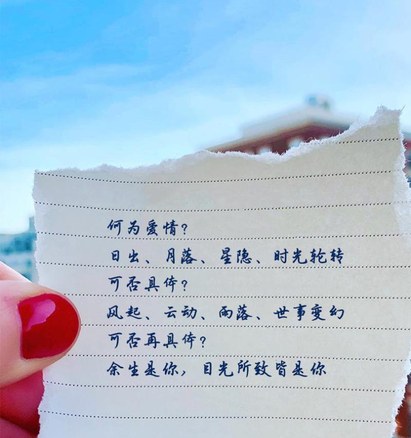 浪漫唯美的爱情句子摘抄？如何用句子表达真挚情感？