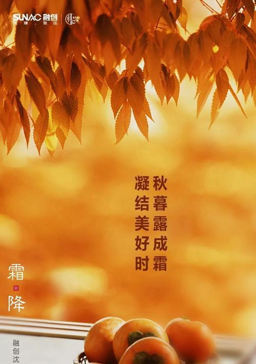 霜降微信问候句子怎么写？有哪些创意祝福语？