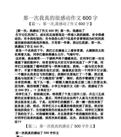 心中的浪花（一个初二生的成长故事）