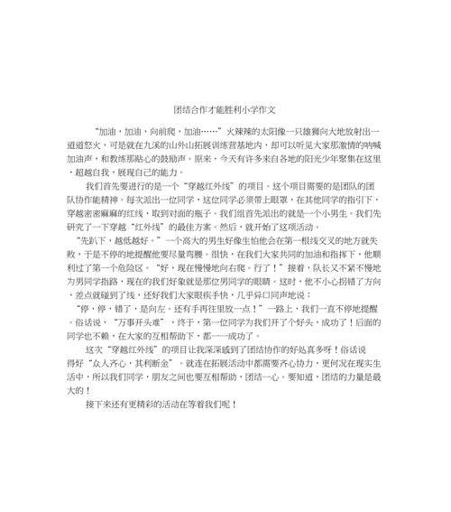 团结的力量（高三的学生们）