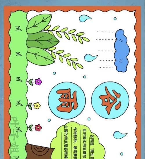 绿意盎然的谷雨启示——手工树叶里的童年故事