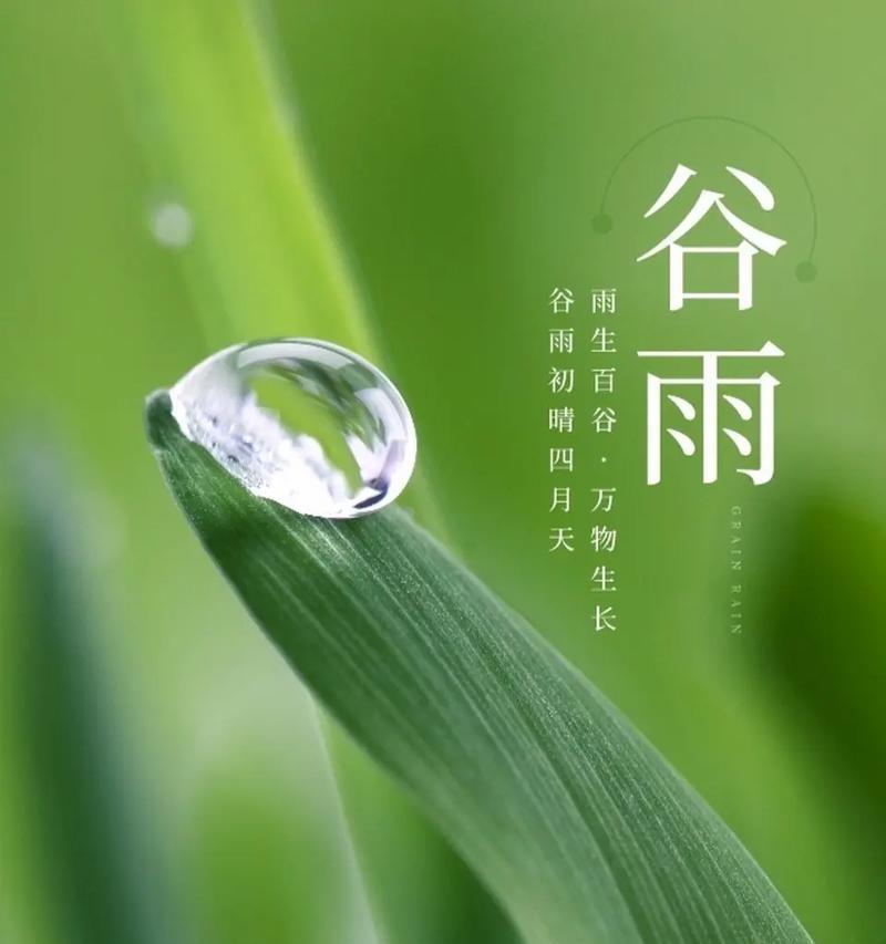 《谷雨润心田》