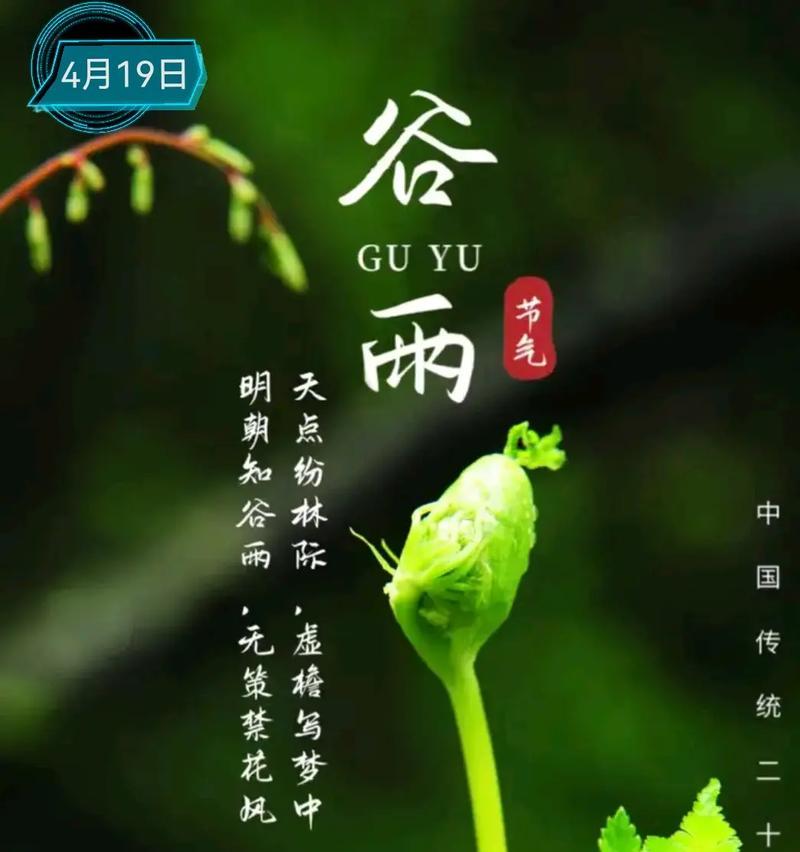 谷雨润物细无声，田野画卷自然情