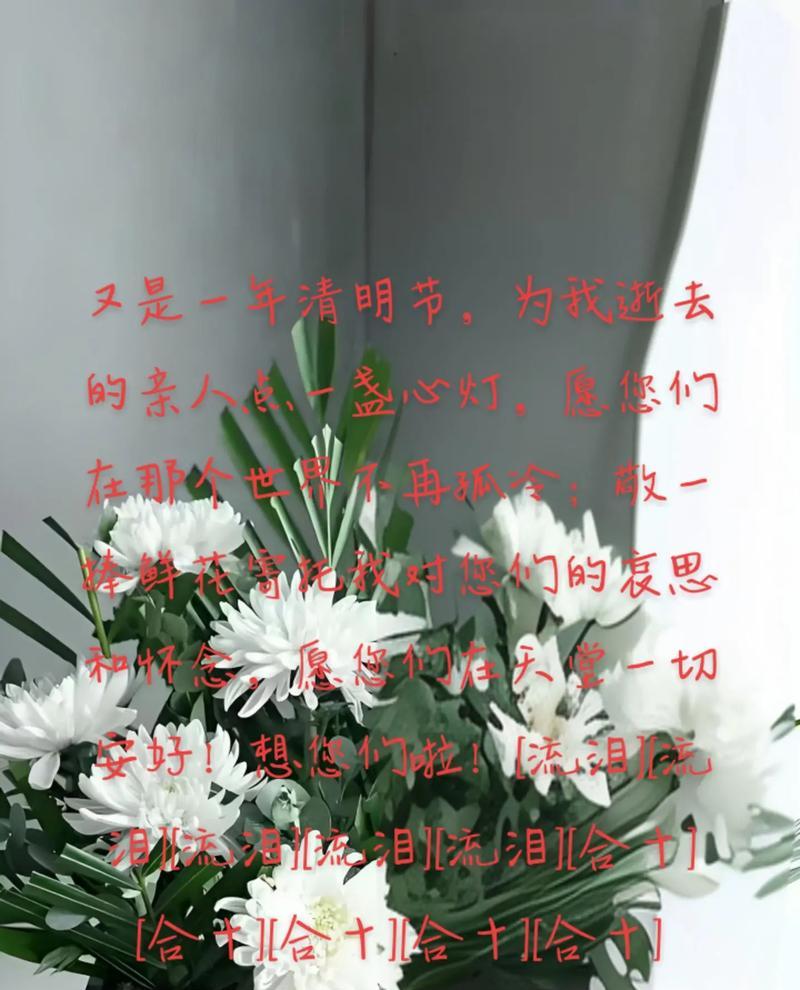 《幽幽岁月，清明哀思：细数流年之逝，寄语碧落黄泉》