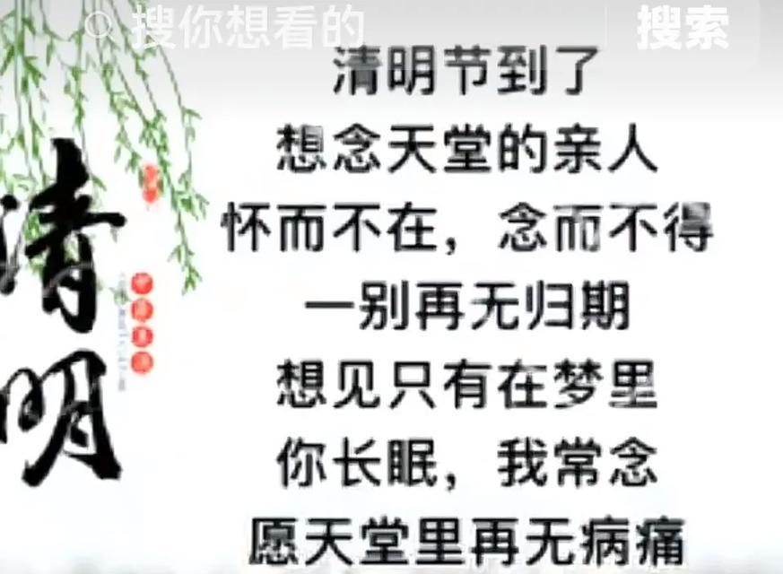 《清风细雨寄哀思——清明时节忆父亲》