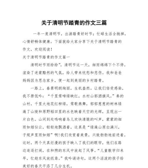 《清明时节雨纷纷，我与友行于山水间》