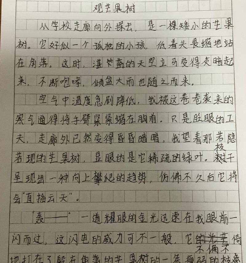 芒种杯四年级征文作文400字（《芒种杯四年级作文训练：青春的笔触》）